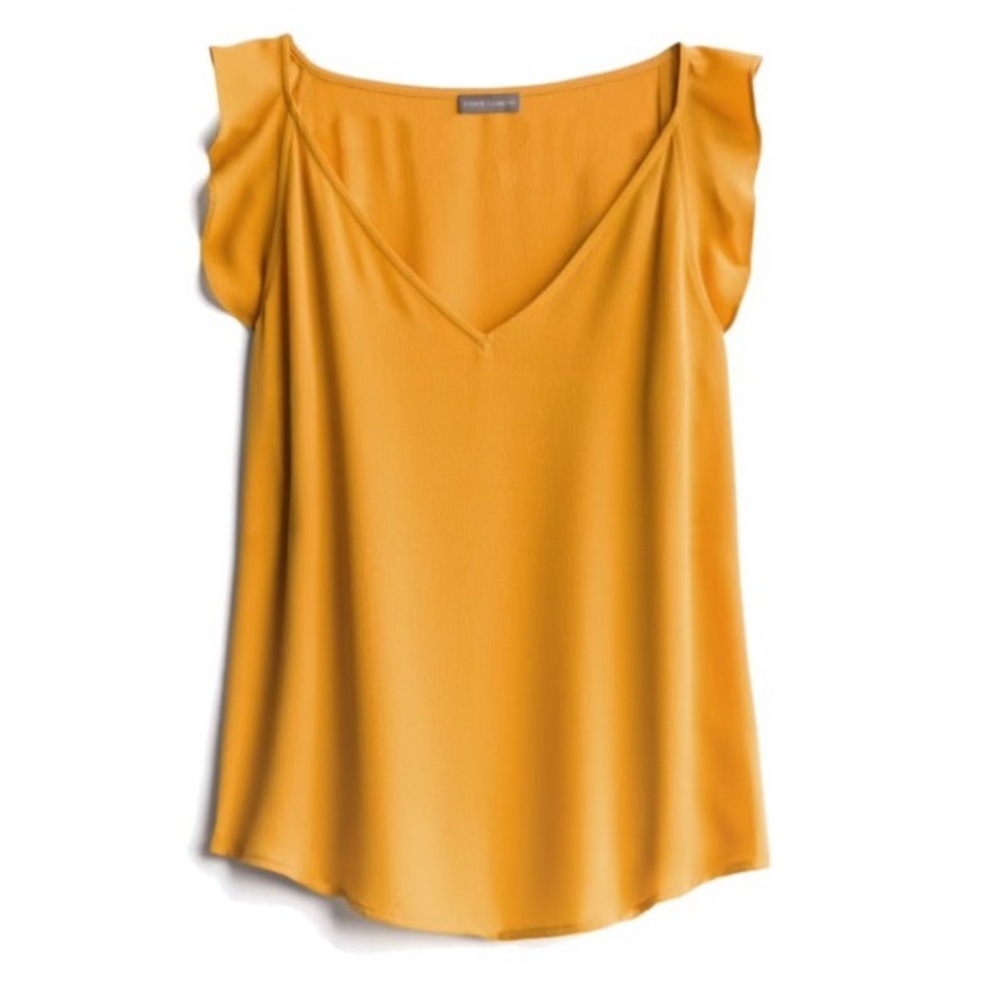 Vince Camuto Lafia Soft Textured Blouse
Size Medium Yellow